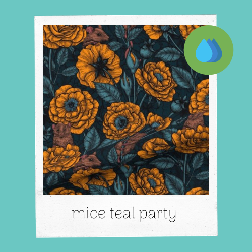 Mice Teal Party